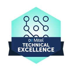 Mitel technical excellence badge